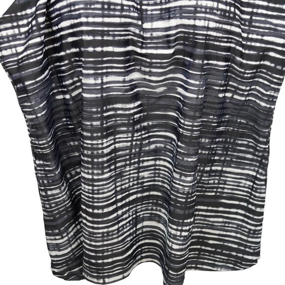 Free Country Womens Strappy Two-Piece Set High-Neck Tank Top & Shorts Black & Wh - Picture 4 of 15